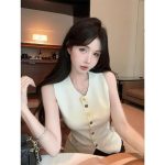 Women's Knitted Summer Vest – Unique Sleeveless Lightweight Trendy Top - Image 11