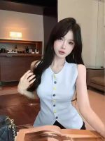 Women's Knitted Summer Vest – Unique Sleeveless Lightweight Trendy Top - Image 15