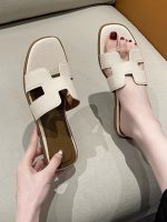 Fairy Style Flat Slide Sandals for Women Outdoor Beach Slippers - Image 3