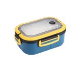 Double-Layer Bento Lunch Box – Microwaveable with Compartments | Office & Meal Prep Friendly - Image 2