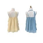 Korean Ruffled Chiffon Camisole – Dopamine-Inspired Pure Desire Style - Image 9