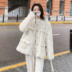 Faux Fur Winter Coat for Women | Luxury Thick Coat with Soft Rabbit-Style Collar - Image 10