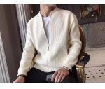Men’s Double-Zip Solid Knit Cardigan - Image 7