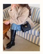 Korean Style Diamond-Pattern Chain Bag – Elegant Chanel-Inspired Shoulder Bag - Image 10