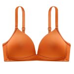 Simple Triangle Cup Deep V Seamless Bra for Women – Light, Thin, Wire-Free Comfort - Image 5