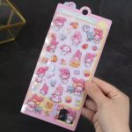 Cute 3D Cartoon Embossed Hollow Stickers Set - Image 28