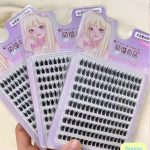Enhance Your Gaze with Little Devil False Eyelashes - 10 Rows of Cute, Natural-Thick, Thin Stem Eyelashes for a Large Capacity Boost in Style!