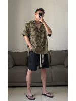 Vintage Baroque Cuban Collar Floral Shirt - Image 3