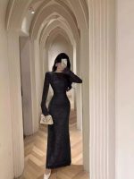 Elegant Lace Midi Dress women - Image 2