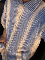 Color Block Hollow Knit Short Sleeve Cardigan - Image 5