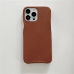 Leather Texture Three-Color Protective Phone Case – Anti-Fall Solid Color Shell - Image 3