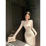 Elegant Lace Midi Dress women - Image 8