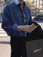 Retro Cityboy Denim Workwear Shirt