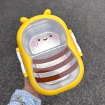 Cute Duck & Bee Stainless Steel Lunch Box 304 Insulated Large Capacity Bento with Compartments - Image 10