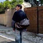 Unisex Vintage Wide-Strap Leather Crossbody Tote Bag - Image 3