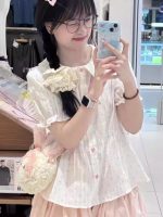 Petite Preppy Shirt & Skirt Two-Piece Set – 2025 Summer Youthful College Style Outfit - Image 7