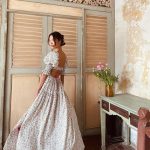 Niche Design Backless Floral Seaside Dress for Women – Elegant Flowy Vacation Style - Image 4