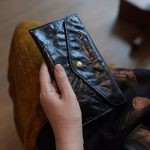 Women’s Vegetable Tanned Genuine Leather Long Wallet Envelope Clutch