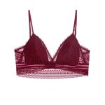 Wireless Lace Triangle Cup Minimizing Bra - Image 8