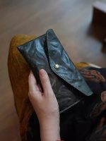 Women’s Vegetable Tanned Genuine Leather Long Wallet Envelope Clutch - Image 5