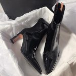 Women's French Pointed Toe Elastic Ankle Boots - Image 7