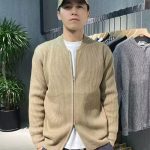 Men’s Double-Zip Solid Knit Cardigan - Image 2