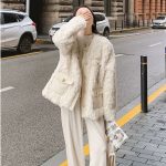 Faux Fur Winter Coat for Women | Luxury Thick Coat with Soft Rabbit-Style Collar - Image 9