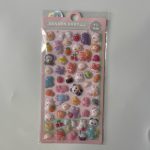 Cute 3D Cartoon Embossed Hollow Stickers Set - Image 24