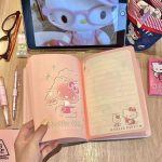 Hello Kitty Cute Thick Color Page Diary Notebook for Students - Image 4