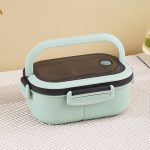 Double-Layer Bento Lunch Box – Microwaveable with Compartments | Office & Meal Prep Friendly - Image 3