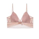 Wireless Lace Triangle Cup Minimizing Bra - Image 9