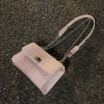 High-End Pink Crocodile Pattern Small Square Chain Shoulder Bag – Niche Design Versatile Crossbody Bag for Women - Image 7