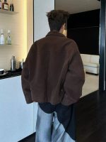 Vintage Suede Buckle Jacket - Image 3