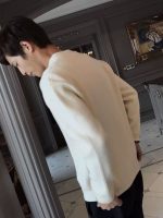 Men’s Double-Zip Solid Knit Cardigan - Image 4