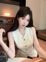 Women's Knitted Summer Vest – Unique Sleeveless Lightweight Trendy Top - Image 9