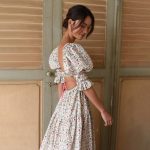 Niche Design Backless Floral Seaside Dress for Women – Elegant Flowy Vacation Style - Image 5