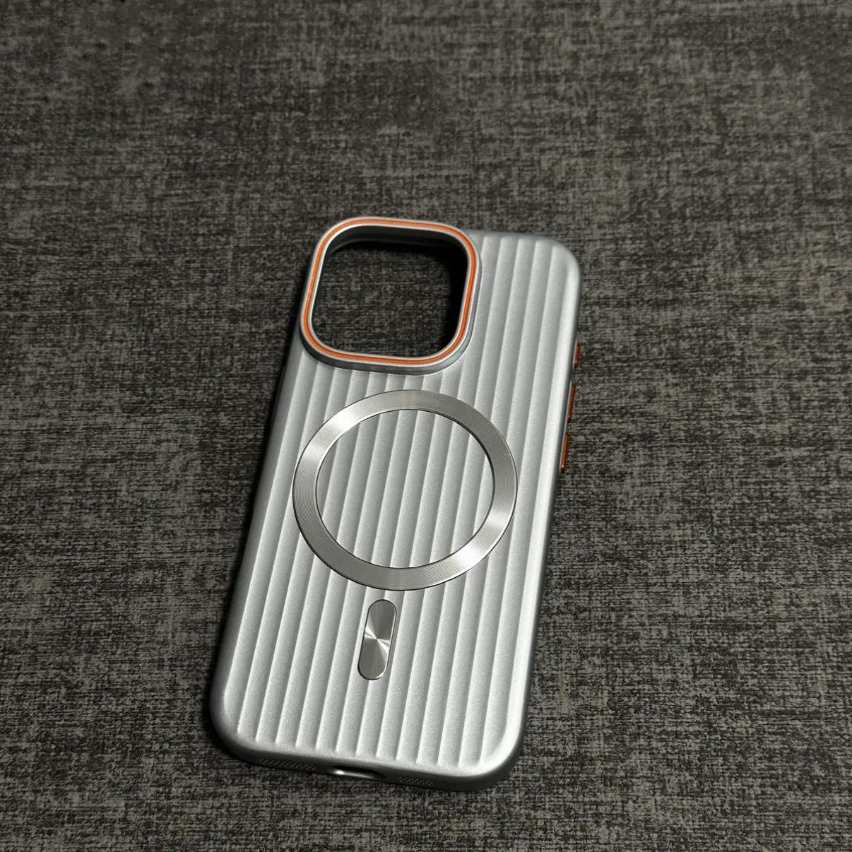 O1CN01gEGvoG1Nq0gTDclur__2216742971620-0-cib MagSafe Magnetic Suction Frosted Corrugated Phone Case – Simple & Stylish Protection - Image 1