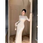 Elegant Lace Midi Dress women - Image 7