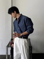 Korean Style Cotton Linen Casual Shirt - Image 7
