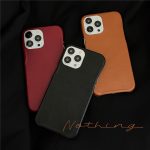 Leather Texture Three-Color Protective Phone Case – Anti-Fall Solid Color Shell - Image 4