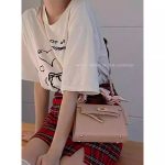 Luxury Crocodile Embossed Kelly Handbag - Image 10
