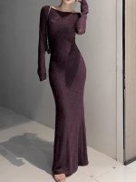 French Retro Elegant Slim Fit Bodycon Dress - Image 5
