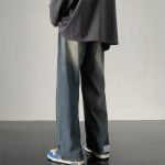American Retro Hong Kong Style Men's Jeans – Loose Wide-Leg Straight Streetwear Pants - Image 6