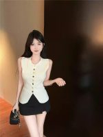 Women's Knitted Summer Vest – Unique Sleeveless Lightweight Trendy Top - Image 8