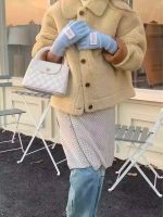 Korean Style Diamond-Pattern Chain Bag – Elegant Chanel-Inspired Shoulder Bag - Image 3