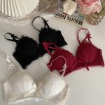 New Style Girls’ Latex Lace Bra Set – Wire-Free, Gathered, Seamless, Comfortable Underwear - Image 4