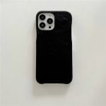 Leather Texture Three-Color Protective Phone Case – Anti-Fall Solid Color Shell - Image 2