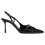 Pointed Toe Slim Strap Mule High Heel Sandals - Image 3