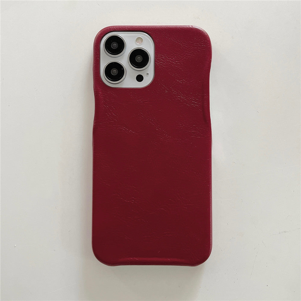 O1CN01rqMIoR1hCQUAssZsQ__2210928044241-0-cib Leather Texture Three-Color Protective Phone Case – Anti-Fall Solid Color Shell - Image 1