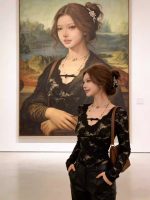 Women’s Slim Fit Lace V-Neck Pullover Top – 2026 Winter Long Sleeve Elegant Base Layer Shirt - Image 9